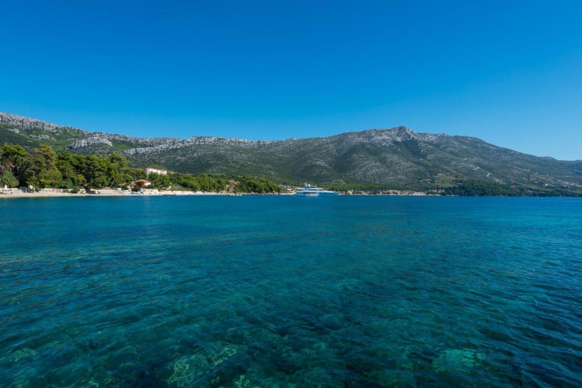 Luxury Beachfront Villa Mare With Private Pool At The Beach Orebic - Peljesac Exterior foto